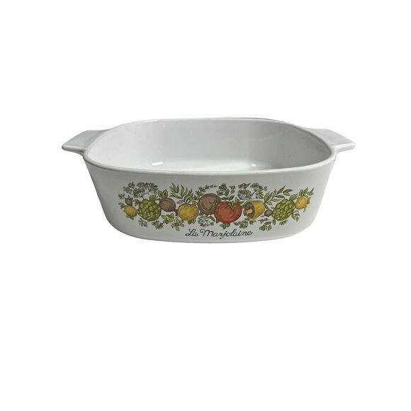 Vintage CorningWare Le Persil La Sauge Spice of Life‎ A-1-B 1 Qt NO LID - Picture 1 of 3